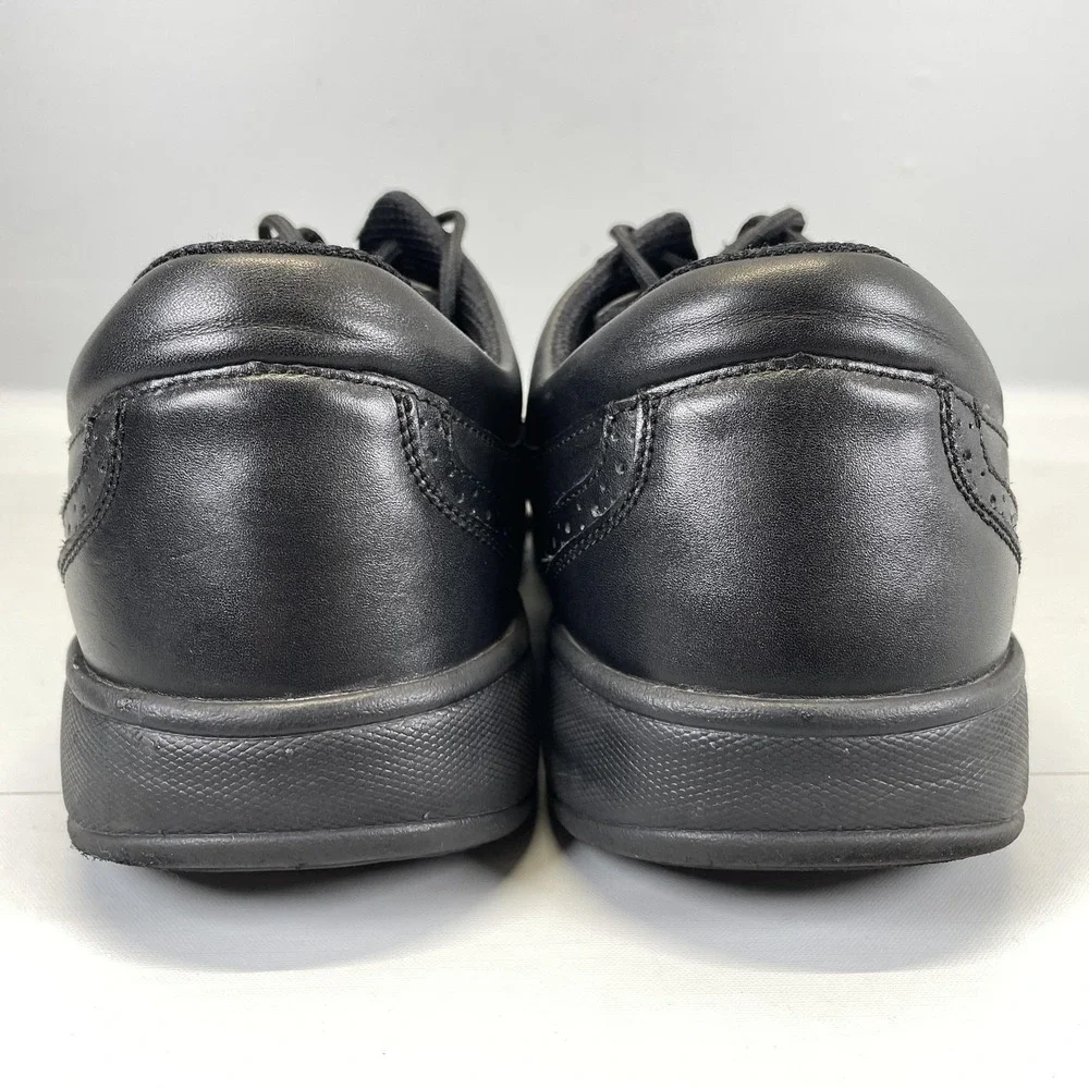 Orthofeet 465 Gramercy Shoes Mens Size 14 Wide 2E Black Leather Orthopedic